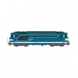 HJ2446 LOCOMOTIVE DIESEL BB 567556, SNCF, LIVRÉE BLEUE, LOGO CASQUETTE