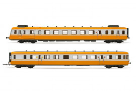 HJ2387S Autorail RGP2 X 2700 SNCF - Livrée orange et argent