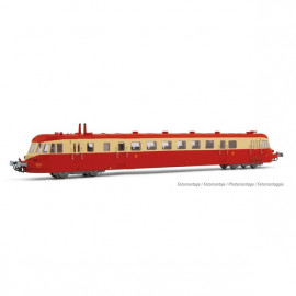 HJ2409S Autorail ABJ 2, rouge/crème, toit rouge, SNCF, époque III