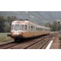 HJ2463 Autorail diesel RGP 1 avec remorque, SNCF, gris/orange, alpazur