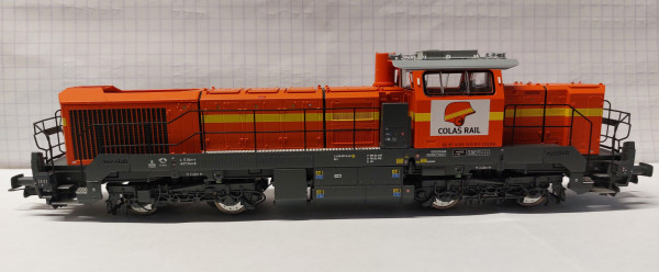 HJ2440 Locomotive diesel Vossloh DE 18, COLAS Rails, livrée orange/jaune
