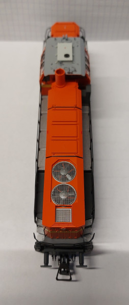HJ2440 Locomotive diesel Vossloh DE 18, COLAS Rails, livrée orange/jaune
