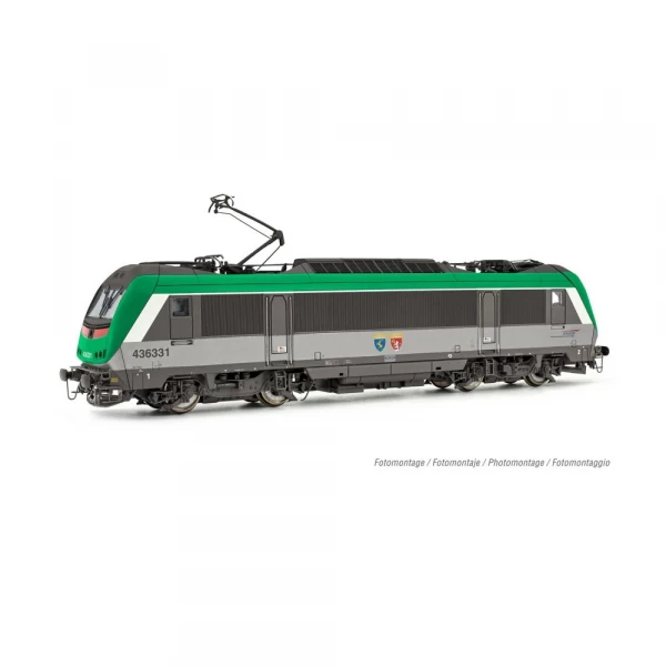 HJ2458 Locomotive électrique BB 36031, Astride, FRET, blasons Bons-en-Chablais / Castione, SNCF