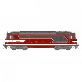 HJ2464 Locomotive diesel BB 67613, SNCF, livrée rouge Capitole