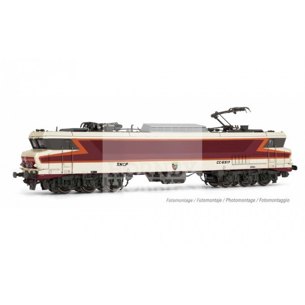 HJ2372S Locomotive Électrique CC 6517 - livrée « rouge béton »