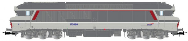 HJ2604 LOCOMOTIVE DIESEL CC 72068, SNCF, MULTISERVICE, LOGO CASQUETTE