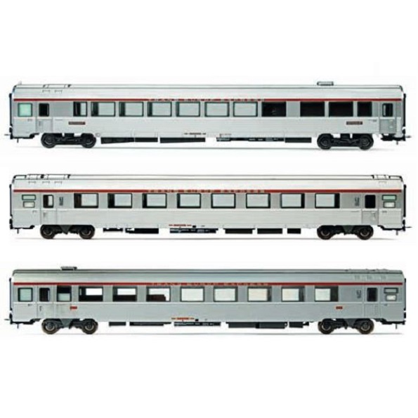 HJ4197 Set de 3 voitures voyageurs, EC Etoile du Nord, SNCF