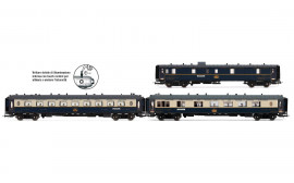 HR4391 CIWL, Set 3 voitures « Edelweiss Pullman Express »,set 2/2 ( DD3, VPC FLÈCHE D'OR + VP ÉTOILE DU NORD )