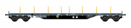HJ6255 WAGON PLAT À BOGIES AVEC RANCHERS TYPE RS, ERMEWA, F-ERSA