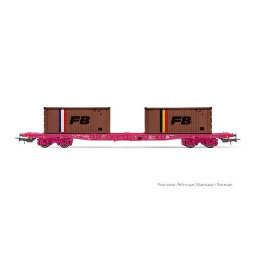 HJ6278 Wagon porte-conteneurs type S70 «&nbsp;FB&nbsp;»
