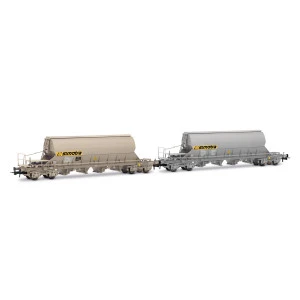 HJ6229 Set de 2 wagons trémies à bogies Taoos, VTG, Simotra - Vesoul Modélisme