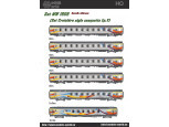 MW1909 Set de 6 Voitures TRAIN CROISIERE, « Sigle Casquette », SNCF