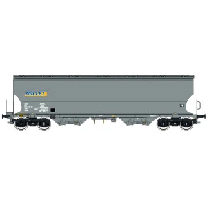 LS 30594 Wagons trémie Tagnpps, gris, Millet