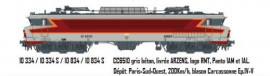 LS 10334 CC6510 gris béton, livrée ARZENS, logo RMT, Panto 1AM et 1AL