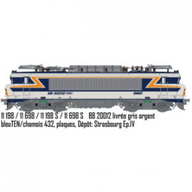 LS 11198 Locomotive électrique BB 20012 SNCF, bleu TEN, Strasbourg
