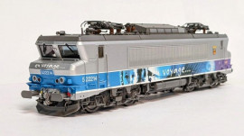LS 10055 LOCOMOTIVE ÉLECTRIQUE BB 22214 SNCF, EN VOYAGE, CHAMBÉRY, BLASON DOLE