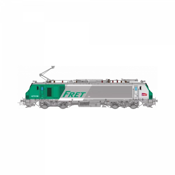 OS2704 Locomotive électrique BB 427011M, SNCF, FRET, logo carmillon, Avignon