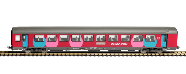 P97305 Set de 2 voitures Corail, livrée “Ouigo Vitesse Classique”, 2ème classe, SNCF