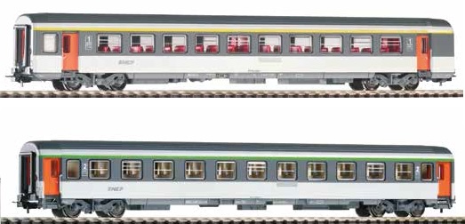P97309 Set 2 voitures voyageurs Corail VU SNCF