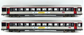 P97301 SET DE 2 VOITURES VOYAGEURS CORAIL REMI 1°CL ET 2°CL SNCF