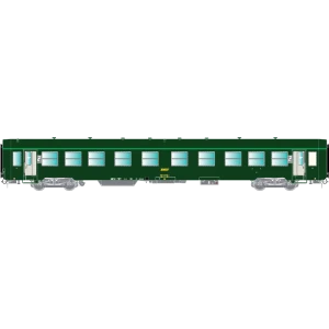 HO42523 Voiture voyageurs USI, B4t4, bogies Y24, Sotteville