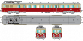 HO41051 Automotrice Z7110 SNCF dépôt Lyon-Mouche