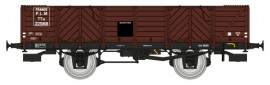 WB-809 Tombereau PLM 4 portes bois brun unifié 530, TTw 225369 PLM