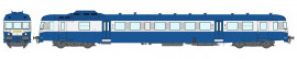 MB-163 Autorail X 2816 modernisé, Bleu 202, Blanc 708 et Gris 804, logo en relief, LYON-VAISE, SNCF