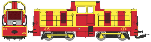 VM025 Locomotive BB 400, Chemins de Fer de Corse, N°405