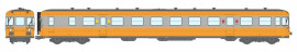 MB-174 AUTORAIL RGP 2 X 2702, ORANGE ET ALU, SNCF, BORDEAUX
