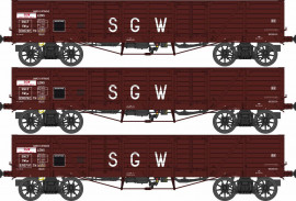 WB-854 Coffret de 3 wagons TP TOMBEREAU SGW