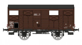 WB-700 Wagon COUVERT PLM 20 T, N° KKw 141282 avec renforts de caisse en Z, SNCF