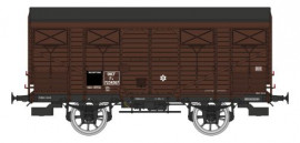 WB-738 Primeur ex-couvert 20T PLM Brun Wagon 540, N° Fa 7234567, SNCF