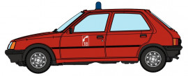 CB-154 Voiture Peugeot 205 - POMPIER