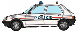 CB-155 Voiture Peugeot 205 - POLICE