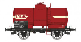 WB-708 Wagon citerne ADAMS, rouge châssis noir, SNCF