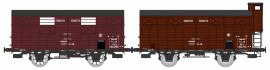 WB-685 Set de 2 Wagons COUVERT OCEM 19