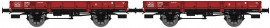 WB-602 Set de 2 Plats OCEM 29 Rouge Sideros PLM NNTouw 58016 et NNTouw 58998 Frein à levier, Roues rayons