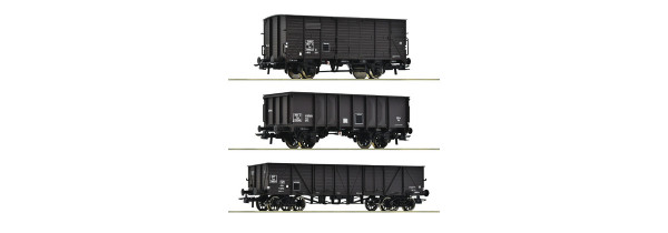 76004  Coffret de 3 Wagons de marchandises, SNCF